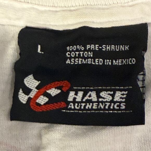 Robert Yates Chase Racing Tee Dale Jarrett 88 UPS Mens White Size Large L - Picture 3 of 7